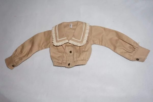 Tan button up jacket - Image 2