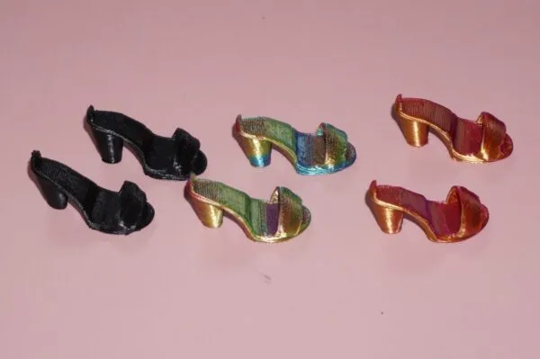 3D printed shoes for Tonner Tyler or Gene black