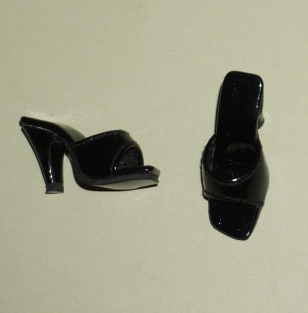 Black mules shoes for Tonner Tyler or Gene
