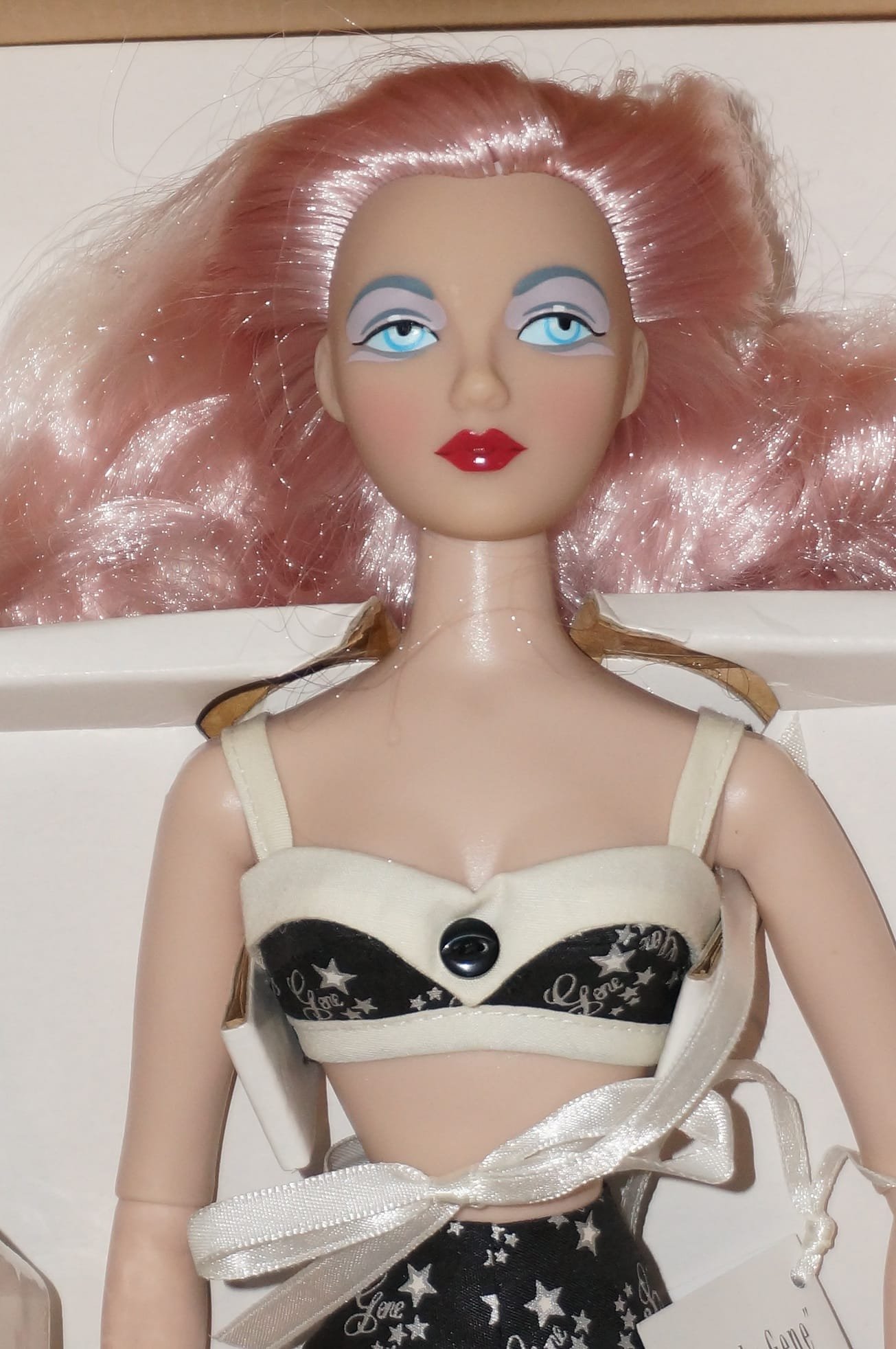 Simply Gene custom pink hair in box