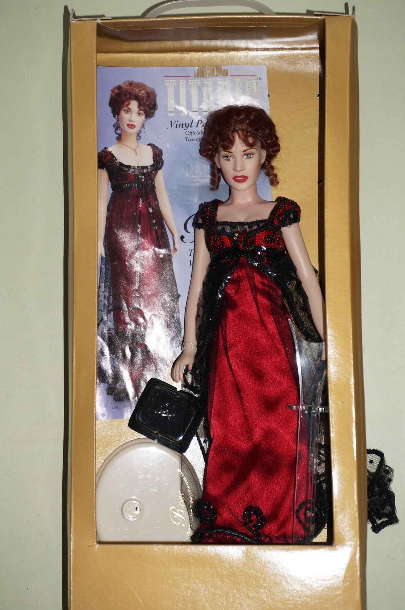 Titanic Rose 16 inch Vinyl Portrait doll by Franklin Mint - Image 2