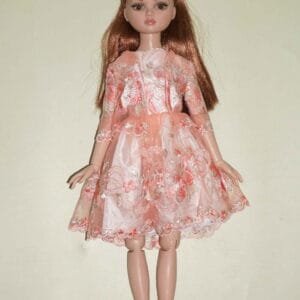 Ellowyne Wilde peach pink dress by Jodie Creations