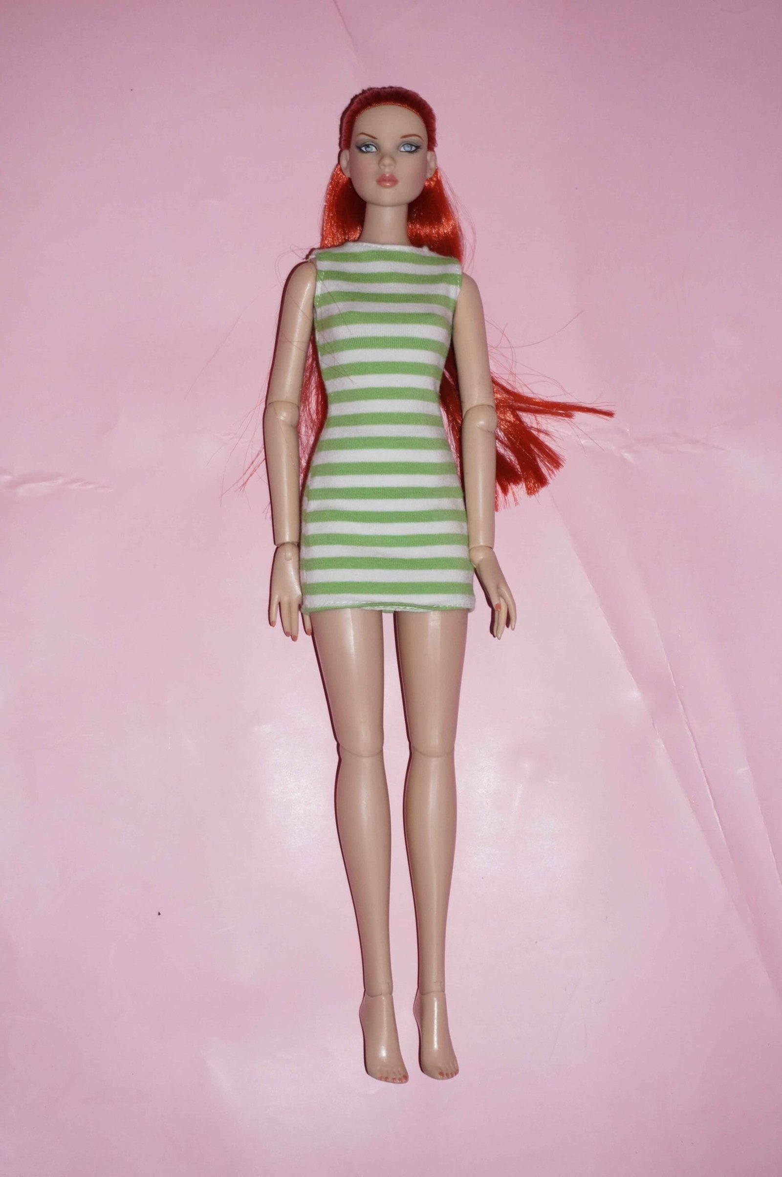 Tonner Cami "Perfect Morning" redhead in resort stripes dress - Image 2