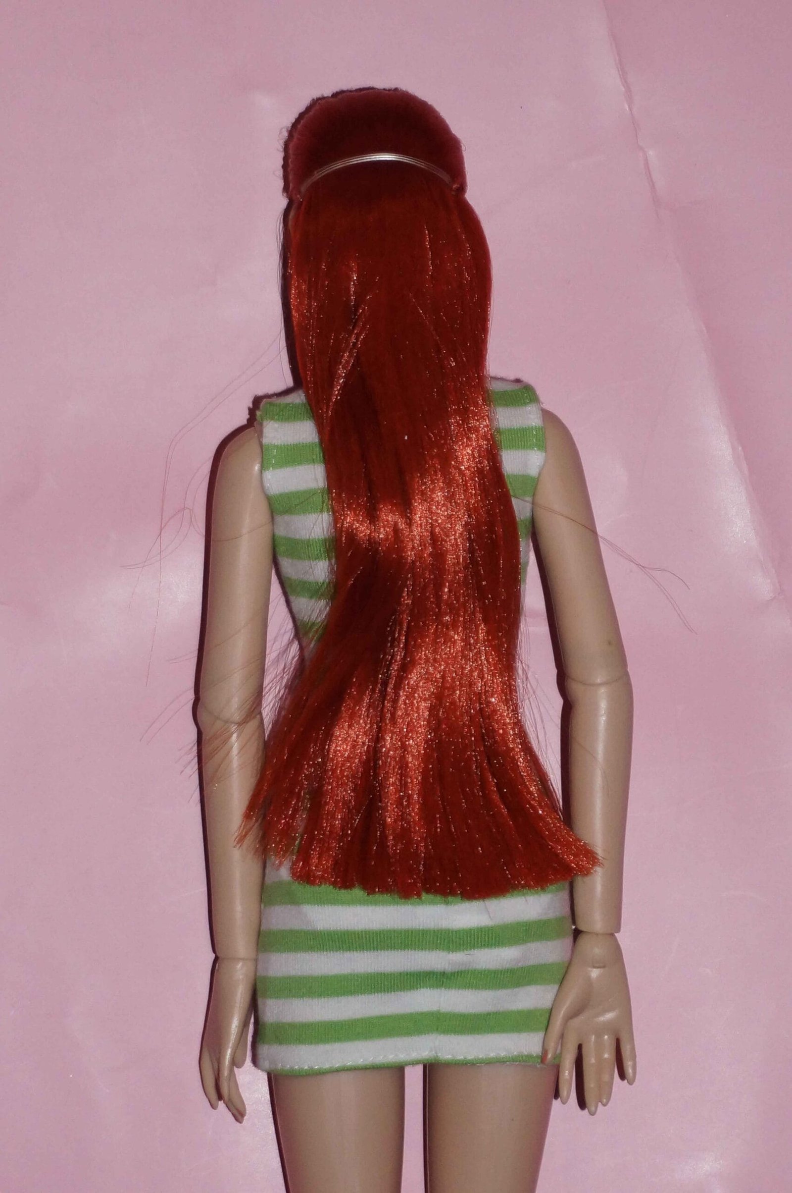 Tonner Cami "Perfect Morning" redhead in resort stripes dress - Image 4