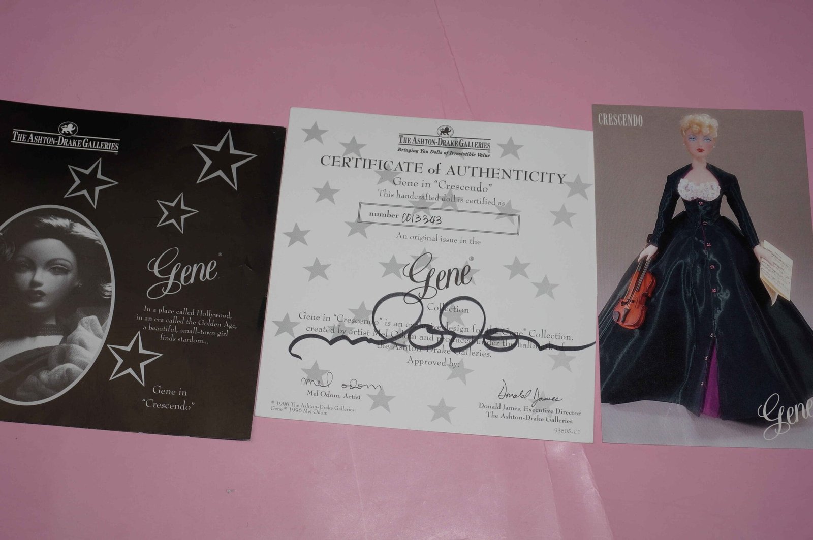 Gene Marshall "Crescendo" outfit with violin signed - Image 3